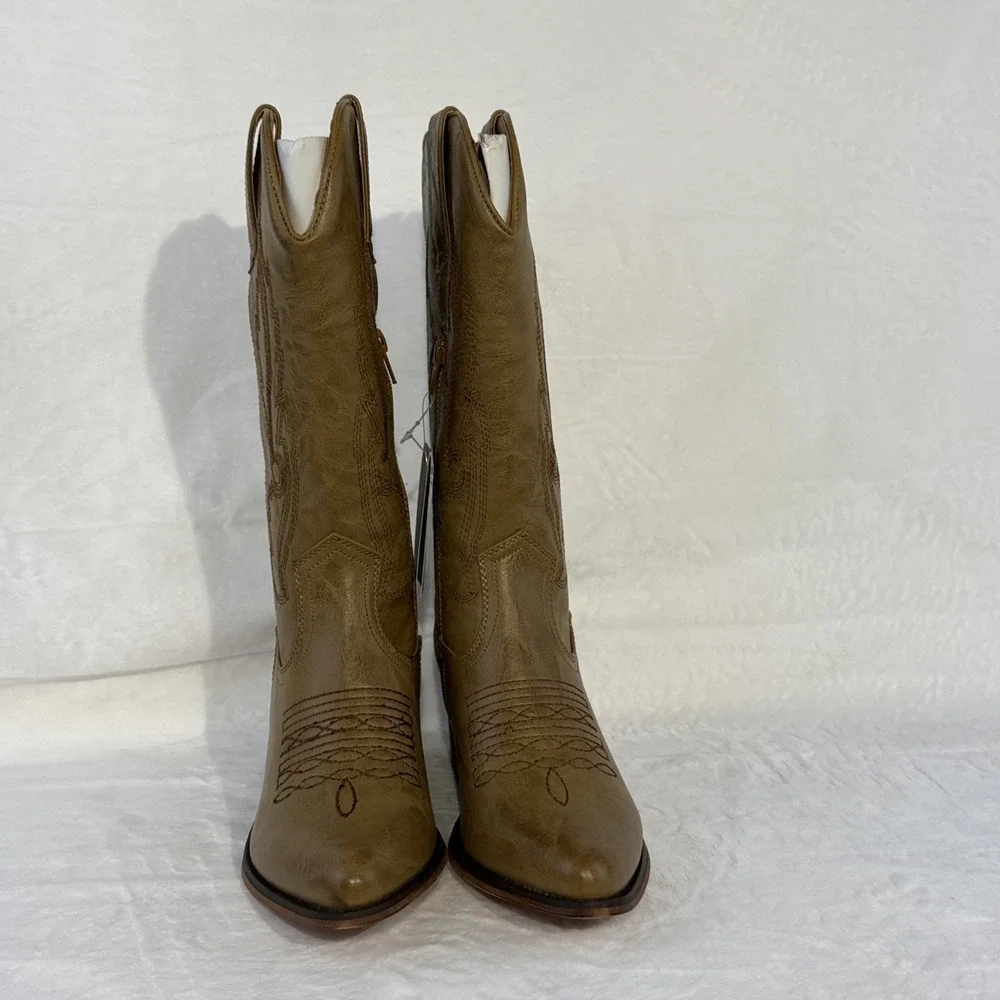 Roper Women's Nettie Western Boot - Round Toe - 09-021-1556-1070 TA, Size 5‎
